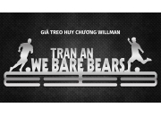 Giá treo huy chương bóng đá We Bare Bears